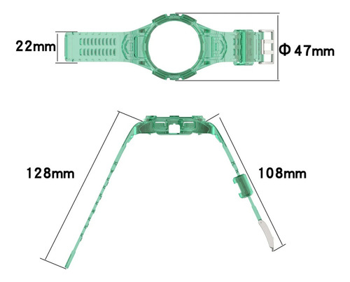 B Pulseira E Capa Para Samsung Galaxy Watch 6 5 4 40mm 44mm