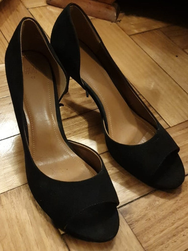 Zapatos Stiletos Negros Mujer H&m Talle 41 Importados
