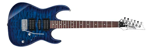 Guit Elec Ibanez Grx70 Qa Tbb -azul Translucido / Belgrano!