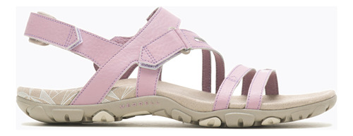 Sandalia Merrell Mujer Sandspur Rose Conver Rosa Pálido