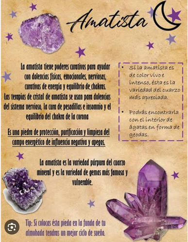Amatista Puntas Naturales De Cuarzo Morado Prisma 6° Chakra Suela