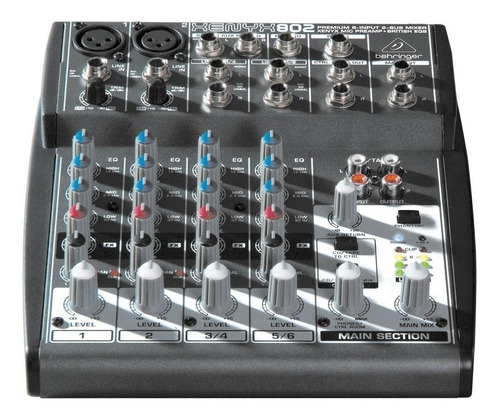 Imagen 2 de 4 de Consola Behringer 802 Xenyx de mezcla 220V