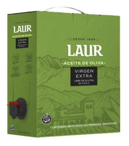 Aceite De Oliva Extra Virgen Laur Bag In Box 5 Litros Caja 