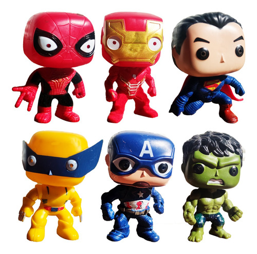 Muñecos De Avengers Figuras De Accion Juguete Niño Regalo