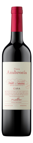 Vino Casa Ambrosia Malbec 1x750ml - Ambrosia