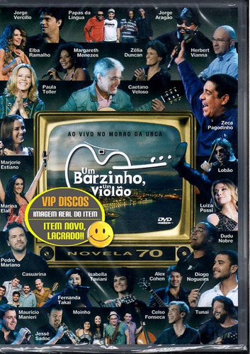 Dvd Um Barzinho Um Violão Novela 70 Caetano Veloso - Lacrado