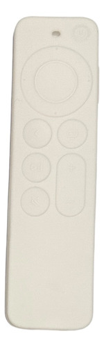 Funda Cobertura Total Para Apple Tv Siri Remote 4k Blanco