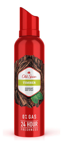 Desodorante Old Spice Timber Deodorant Body Spray 24 Horas