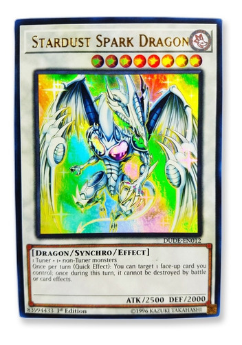 Imagen 1 de 1 de Yugi-oh! Stardust Spark Dragon Dude-en012 Ultra