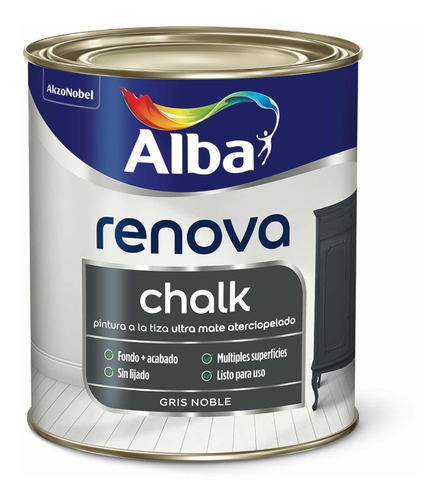 Chalk Paint Pintura A La Tiza 1lts Alba Todos Los Colores