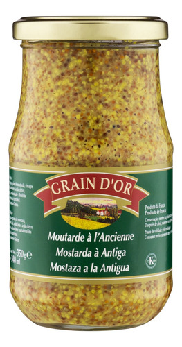 Mostarda à Moda Antiga Grain D'or sem glúten 350 g