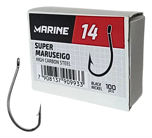 comprar Caixa Anzol Super Maruseigo N 14 Marine 100 Unidades Pesca