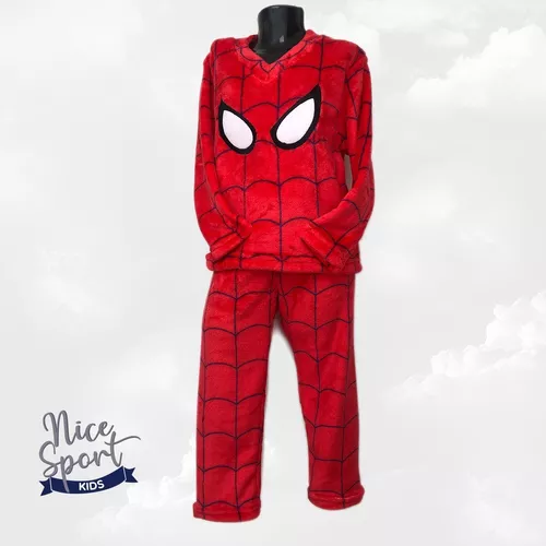 Pijama Térmica De Spiderman Para Niños