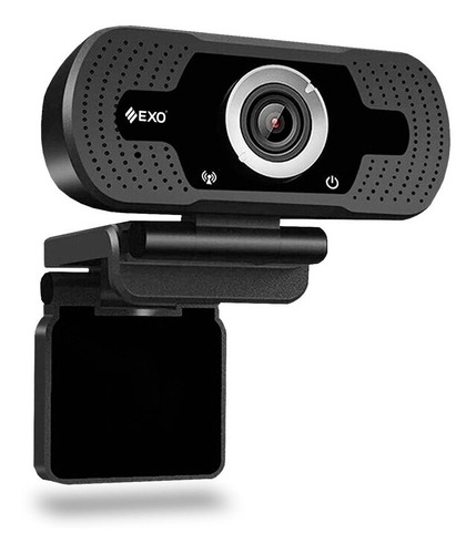Imagen 2 de 7 de Cámara Webcam Exo Hd 1080p 2 Micrófono Stream Zoom 120°