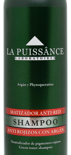 La Puissance Anti Red Shampoo Matizador Castaño 300ml 3c