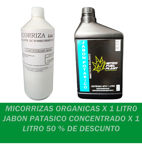 Micorrizas Laj Organicas + Jabon Potasico X 1 Litro 