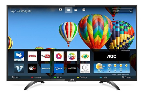 Smart Tv Aoc Roku Led Full Hd 43 43s5195/78g
