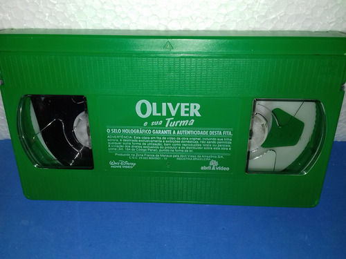 Fita Vhs - Oliver E Sua Turma (edição Rarissima) Fita Verde (Usado)