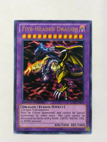 Five-headed Dragon. Ultra Rare. Yugioh!