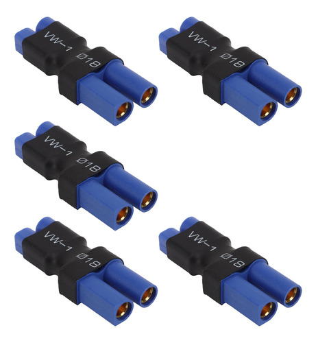 Adaptador Ec5 A Ec3, Conector Hembra, 5 Unidades, Caucho Azu