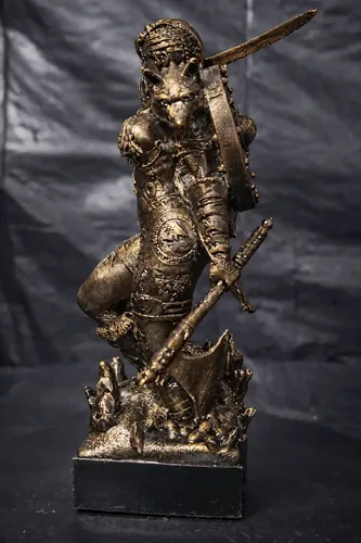 Estátua Original Viking Guerreira 15cm | Parcelamento sem juros