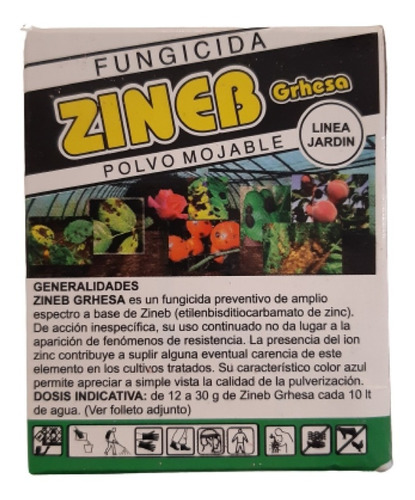 Funguicida Grhesa Zineb Polvo Mojable X 30 Gr