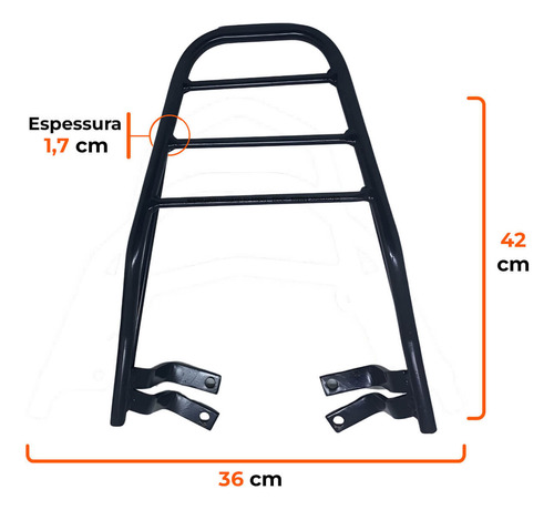 Kit Bau 33 L + Bagageiro Neo 125 ( Serve P/ Todos Anos)