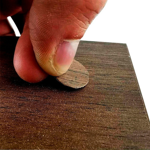 Imagen 7 de 9 de Portallaves Organizador De Pared Melamina Moderno Perchero Color Nogal