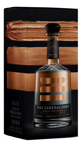 Pack De 4 Tequila Sauza 3 Generaciones Cristalino 750 Ml