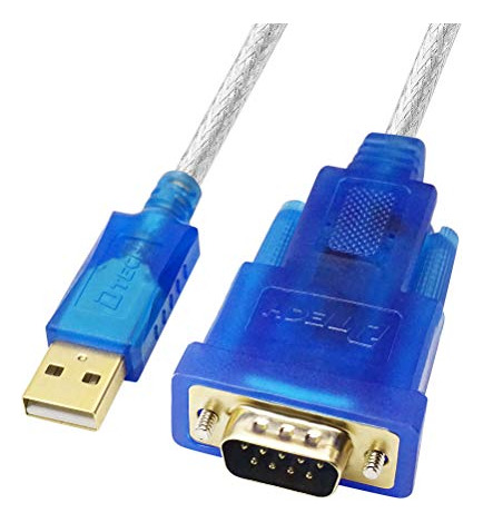 Cable Adaptador De Puerto Serie Dtech Usb 2.0 A Rs232 Db9 De