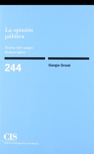 Libro La Opinion Publica Teoria Del Campo N§244 De Grossi Gi