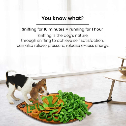 Awoof Snuffle Mat For Dogs, Dog Nosework Feeding Mat, Pet...