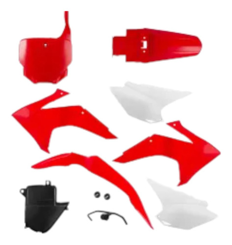 Plastico Honda Crf230 Rojo 2015 Compl Moto Avenida