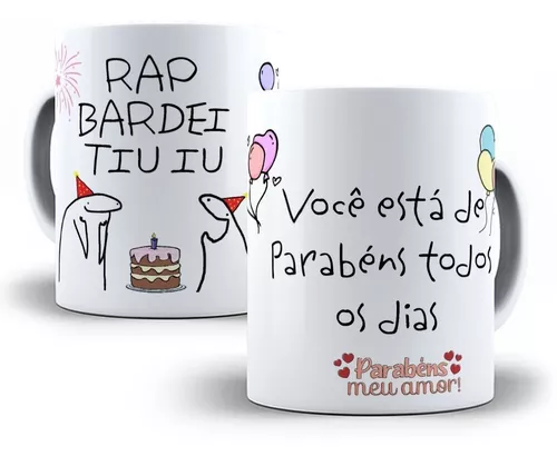 Caneca Divertida Frases Feliz Aniversario Meme