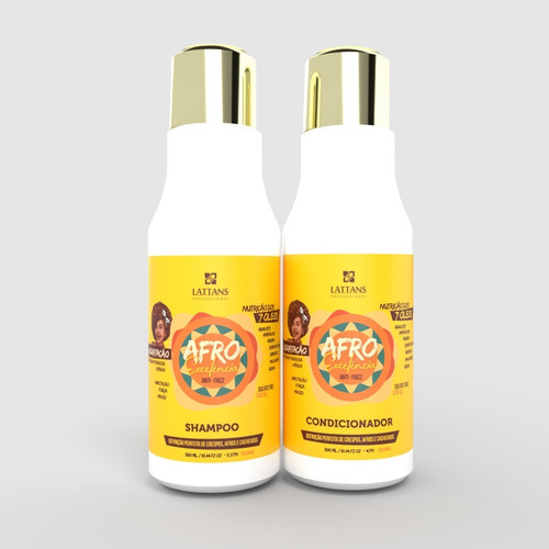 Kit Shampoo E Condicionador Para Crespos E Cacheados Lattans