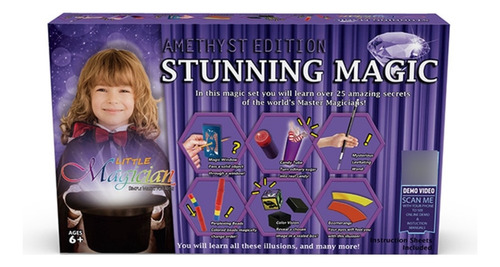 Estuche Kit De Magia Para Niños Amethyst Edition