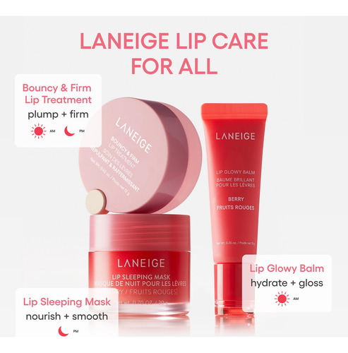 Tratamento Labial Laneige Bouncy & Firm Com Peônia E Colágen