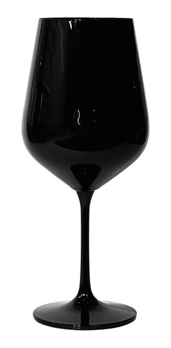 Imagen 1 de 8 de Copón Copa Vino Cristal Negra Bohemia Strix 580ml Set X 2