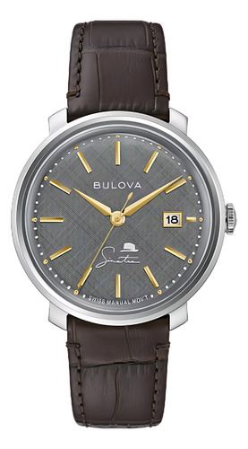 Relógio Bulova Frank Sinatra Swiss Made Corda Manual 96b345