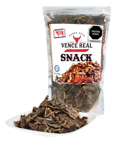 Carne Seca Snack Con Chile 250gr Botana De Carne Vence Real