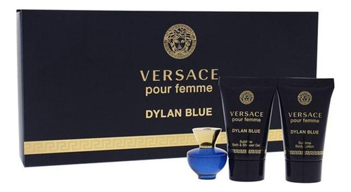 Mini Set De Perfume Gianni Versace Dylan Blue De 5 Ml