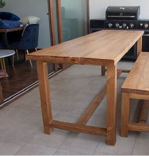 Mesa De Comedor Isabel 210x70x75 Cm Madera Pantano Pallet