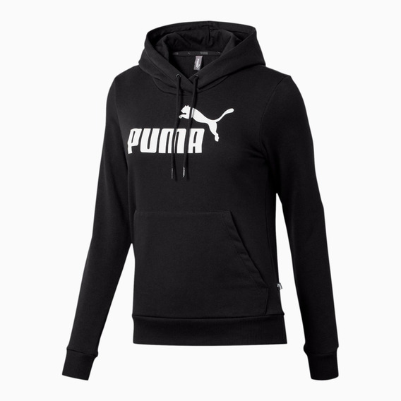 sudadera puma negra mujer