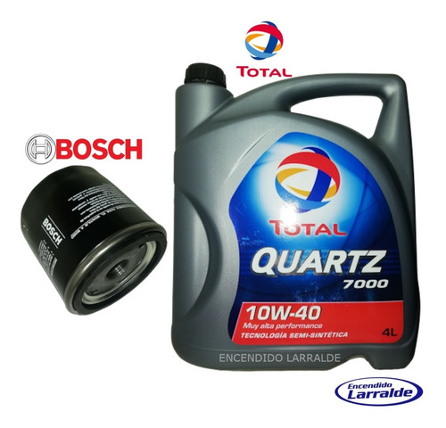 Filtro Bosch + Aceite Total 7000 4l Ford Fiesta 1.3 1.4