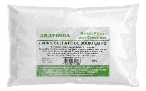 Lauril Em Pó Cosmetico Sabonete Espuma Desengordurante 100g