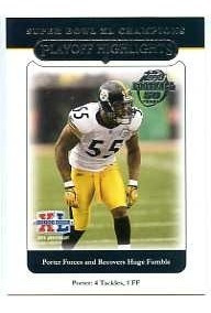 2006 Steelers Topps Super Bowl Xl #48 Joey Porter Hl Acerero