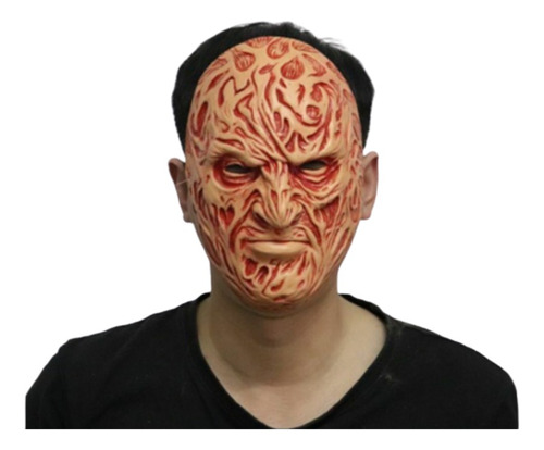 Mascara Careta Freddy Krueger Latex Halloween Premium 