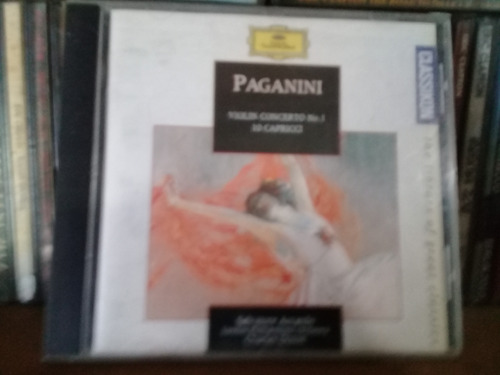 Cd Violin Concert N 1. 10 Capricci. Paganini. Dutoit Origina