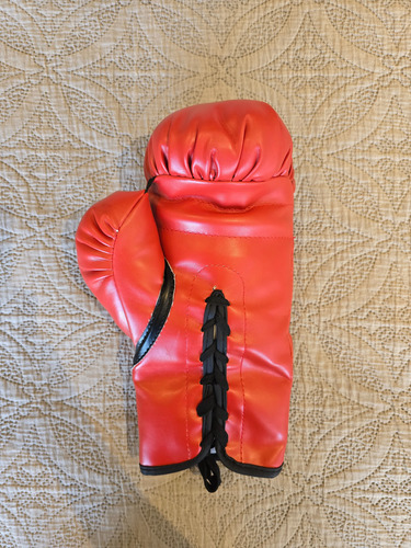 Guante De Boxeo Firmado Por Mike Tyson 12oz Rojo