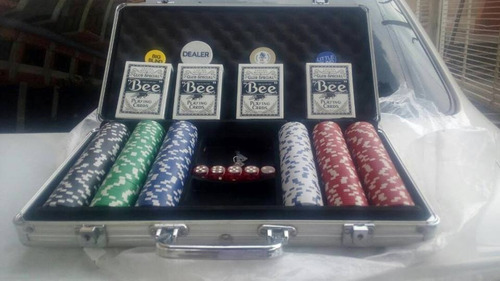 Set Poker Tipo Casino Con Maleta Usado Perfectas Condiciones